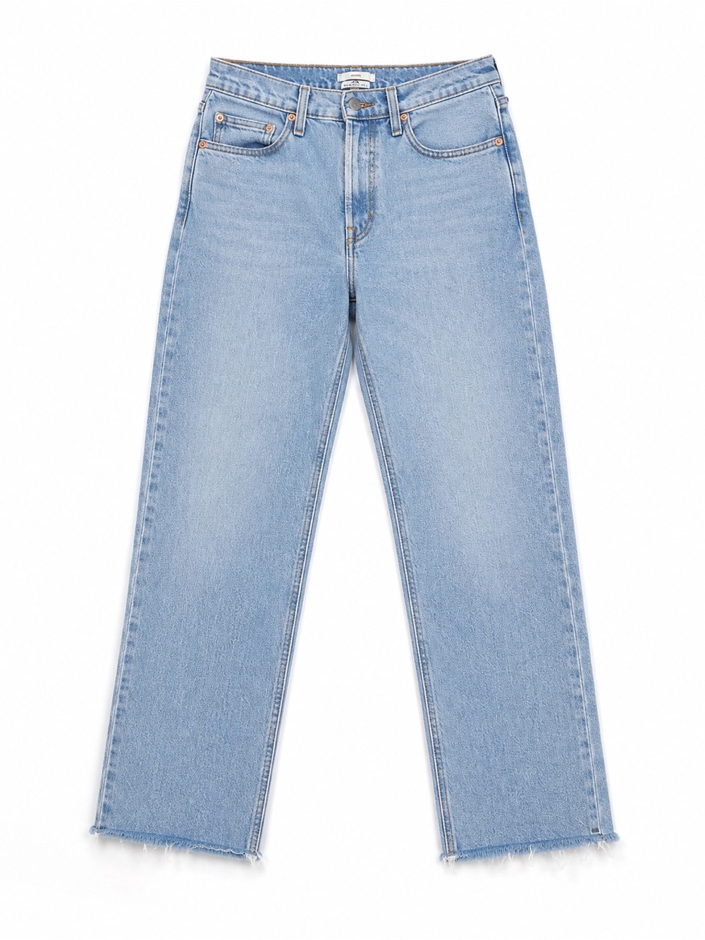 Levi’s Wedgie Straight Jeans Women’s 30 Light Wash Raw Hem High Rise